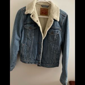Levi’s Sherpa Denim Trucker Jacket